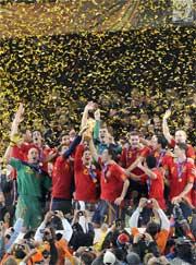 ワールドカップ2010優勝の輝き